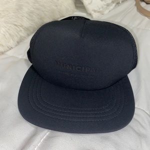 Municipal Matte Black Hat